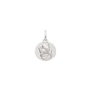 Anhänger 925 Silber rhodiniert 15x15mm, Schutzengel