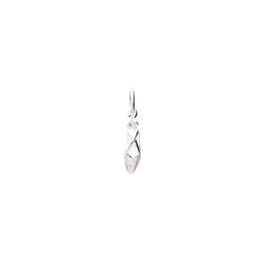Anhänger 925 Silber rhodiniert, Ballettschuh