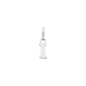 Anhänger 925 Silber rhodiniert, Buchstabe I