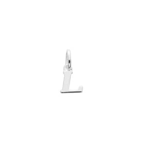 Anhänger 925 Silber rhodiniert, Buchstabe L