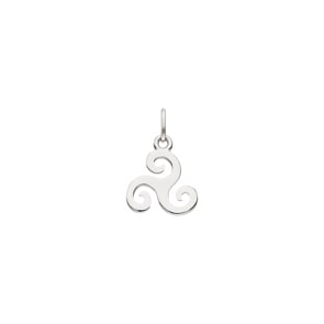 Pendentif Argent 925 rhodié, Triskèle