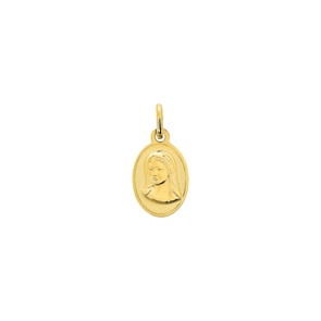 Anhänger oval 375/9 K Gelbgold Jungfrau Maria