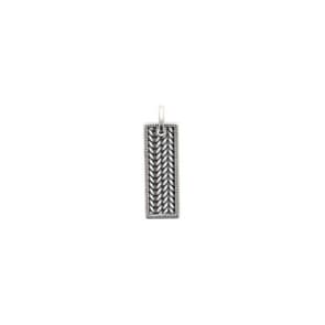 Pendentif Quantum Argent 925, Motif de tissage