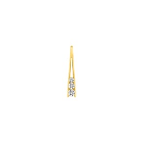 Anhänger Trilogie 375/9 K Gelbgold mit Zirkonia