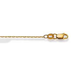 Ankerkette geschliffen 750/18 K Gelbgold 1.1mm