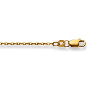 Ankerkette geschliffen 750/18 K Gelbgold 1.7mm
