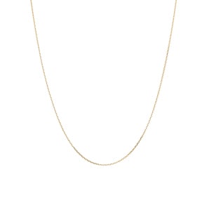 Ankerkette geschliffen 750/18 K Gelbgold 0.9mm