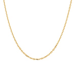 Ankerkette geschliffen 750/18 K Gelbgold 2.1mm
