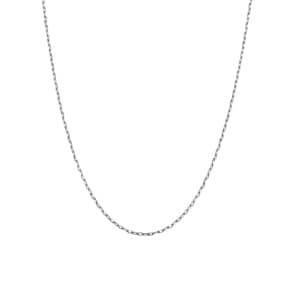 Ankerkette geschliffen 750/18 K Weissgold 1.8mm