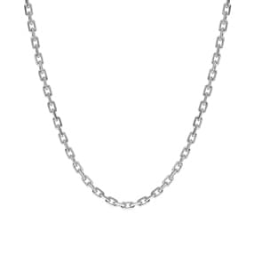 Cable Chain sanded 925 Silver 3.4mm