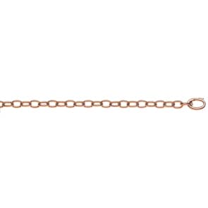 Ankerkette oval 3/4-massiv 750/18 K Rotgold 6.0mm