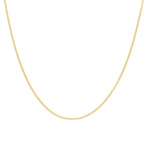 Ankerkette rund 375/9 K Gelbgold, 1.5mm