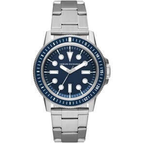 Armani Exchange Leonardo Argenté / Bleu