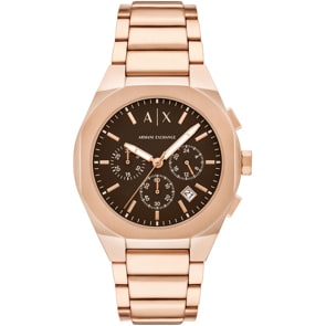 Armani Exchange Rafael Chronograph Rosé / Braun 42mm