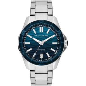Armani Exchange Spencer Doré / Bleu 44mm