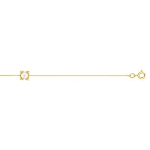 Armband 375/9 K Gelbgold mit Süsswasserzuchtperle 5.0mm