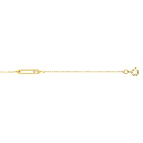 Armband 375/9 K Gelbgold mit Zirkonia