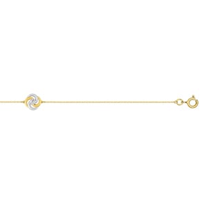 Armband 375/9 K Gelbgold mit Zirkonia