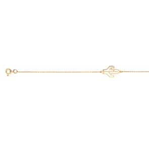 Bracelet or jaune 750/18 ct 18cm, Cactus