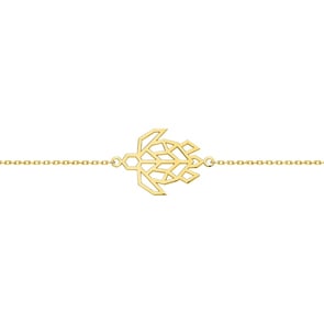 Armband 750/18 K Gelbgold 18cm, Schildkröte
