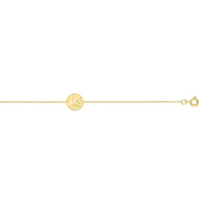 Armband 750/18 K Gelbgold