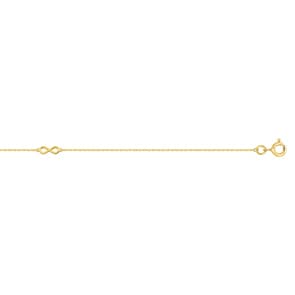 Armband 750/18 K Gelbgold Infinity