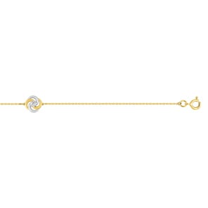 Armband 750/18 K Gelbgold mit Zirkonia