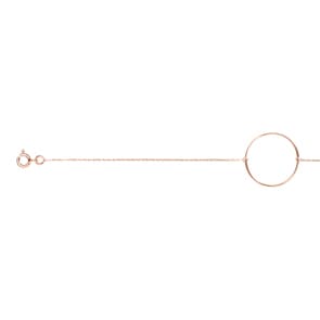 Bracelet or rosé 750/18 ct 18cm