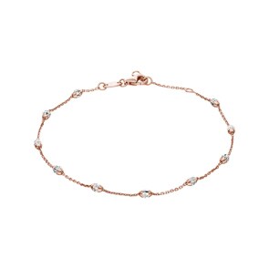 Armband 750/18 K Rotgold, Discoballs