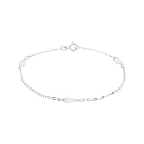 Armband 750/18 K Weissgold 18cm