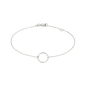 Armband 750/18 K Weissgold 18cm