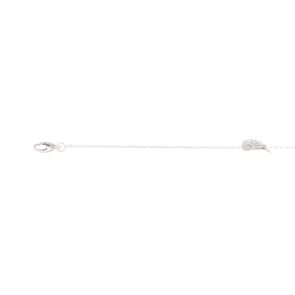 Bracelet Argent 925 rhodié 14cm, Aile