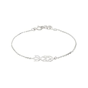 Armband 925 Silber rhodiniert 19cm, Ananas