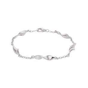 Armband 925 Silber rhodiniert 19cm, Fantasie