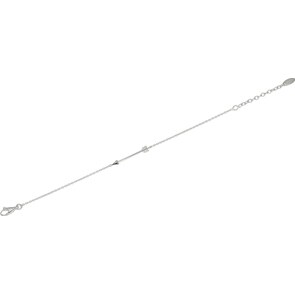 Armband 925 Silber rhodiniert 19cm, Pfeil