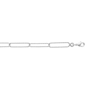 Bracelet Argent 925 Rhodie Maillons 18cm
