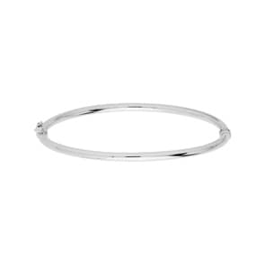 Armreif oval 375/9 K Weissgold 3.0mm