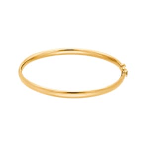 Armreif oval 750/18 K Gelbgold 4mm - 52x62mm