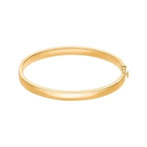 Armreif oval 750/18 K Gelbgold 6mm - 52x62mm