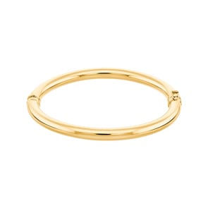 Armreif oval 750/18 K Gelbgold poliert 6mm - 50x60mm