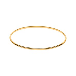Bracelet Jonc ronde or jaune 750/18 ct massiv bombiert bombé