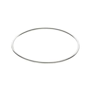 Bracelet Jonc ronde Argent 925 rhodié 1.5mm