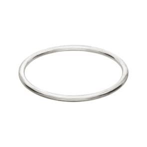 Armreif rund 925 Silber rhodiniert 4.0mm