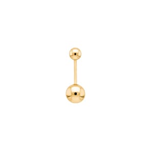 Bauchpiercing 375/9 K Gelbgold Kugel