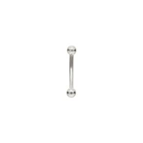 Bauchpiercing 750/18 K Weissgold, Kugel