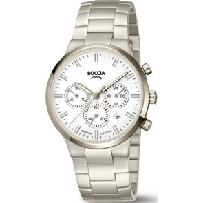 Boccia Titanium Gent Saphir Chrono 39mm