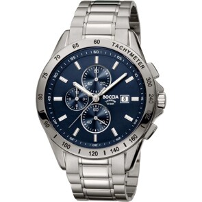 Boccia Titanium Gent Saphir Chrono 43mm