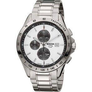 Boccia Titanium Gent Saphir Chrono 43mm