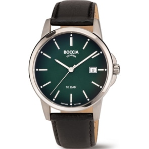 Boccia Titanium Gent Saphir Date 40mm