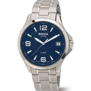 Boccia Titanium Gent Saphir Date 41mm